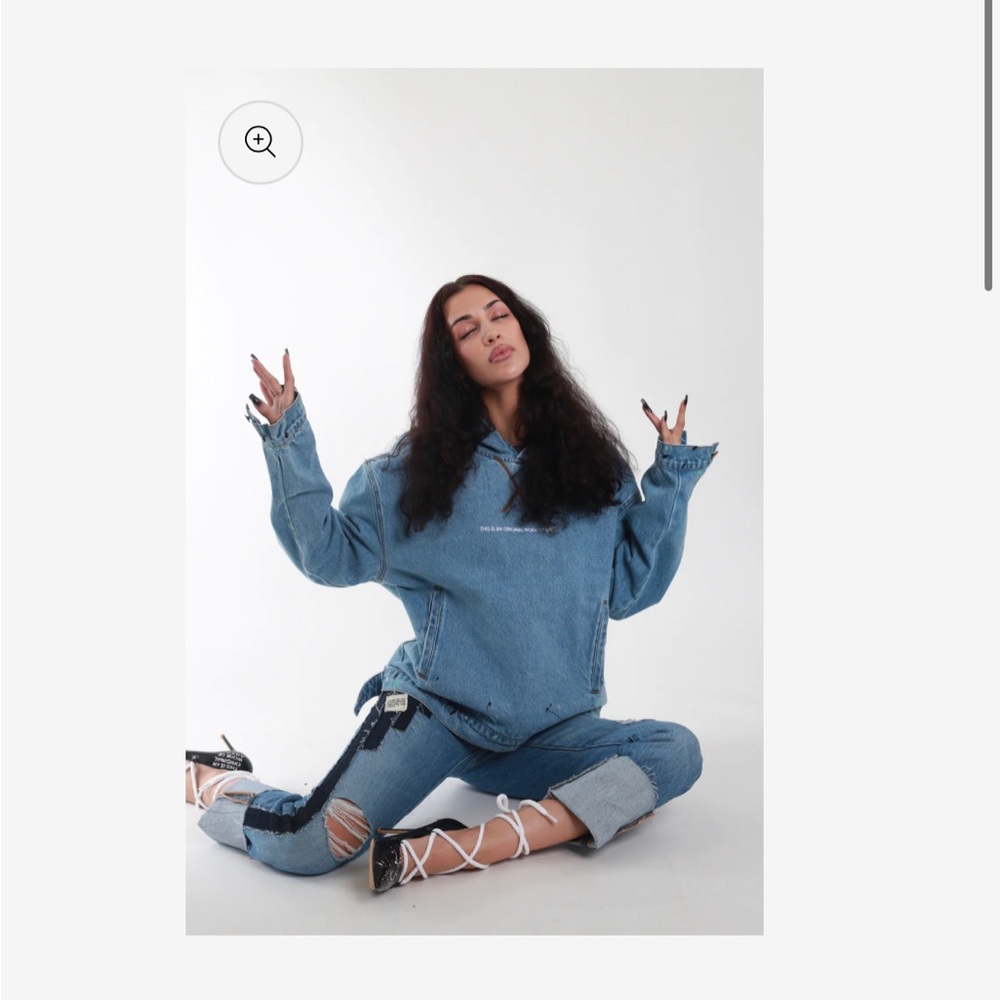 Denim Hoodie